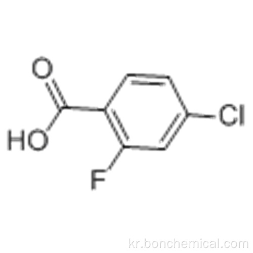 4- 클로로 -2- 플루오로 벤조산 CAS 446-30-0